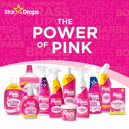 The Pink Stuff Pack 3 Unidades Ahorro – Pasta 850g + Spray Multiusos 750ml + Crema Limpiadora 500ml – Stardrops Pasta Pink Stuff Miracle Cleaning